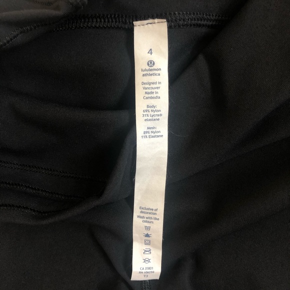 SOLD.   Lululemon Train Times Short 6” - Picture 6 of 10